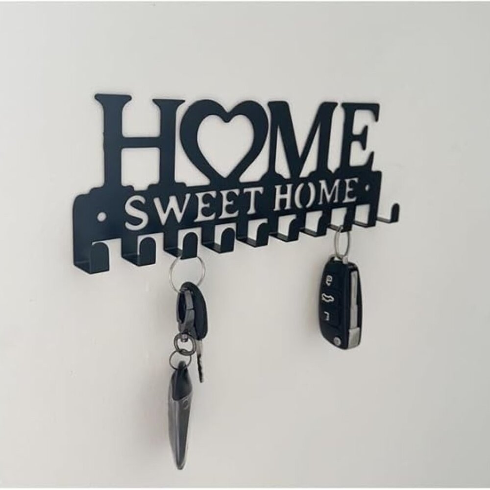 1pc Key Holder for Wall Mount Metal Hanger for Front Door